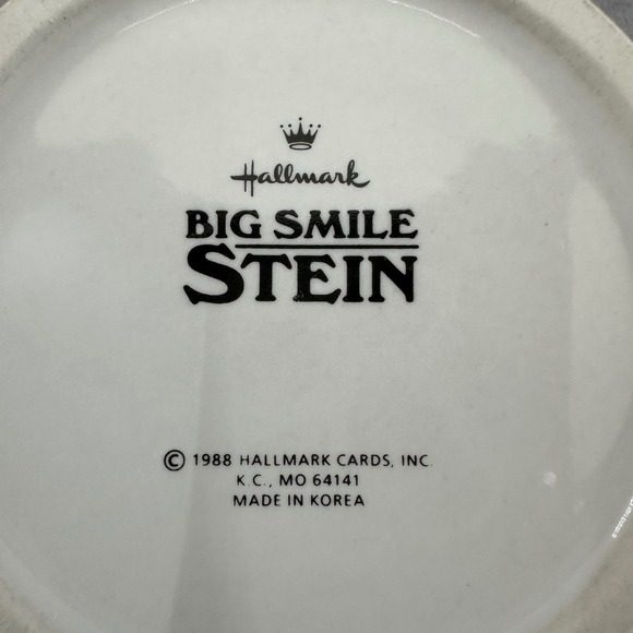 Hallmark Big Smile Stein Class of 89 Coffee Mug Novelty Gift 1988 Vintage - Picture 7 of 8